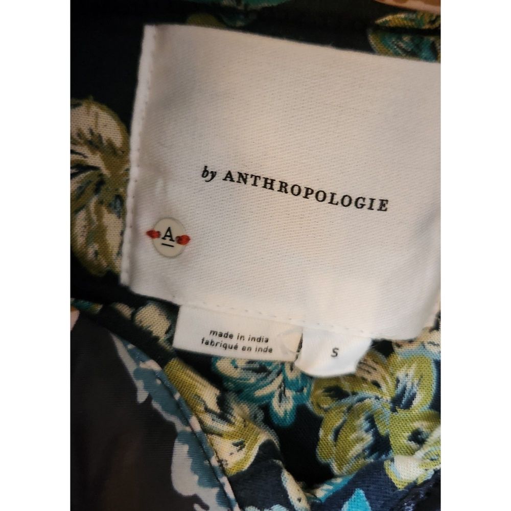 JACKET, NEW Anthropologie Floral Printed Puffer Jacket, Size Small - Picture 7 of 15